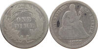 UNITED STATES OF AMERICA DIME SEATED LIBERTY -