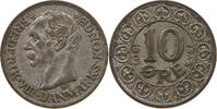 DENMARK 10 ÖRE Frederik VIII. (1906-1912) -