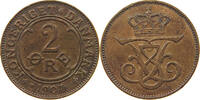 DENMARK 2 ÖRE 1907 Frederik VIII. (1906-1912) SS 14,00 EUR  plus 5,99 EUR verzending