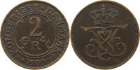 DENMARK 2 ÖRE Frederik VIII. (1906-1912) -