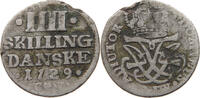 DENMARK 4 SKILLING Friedrich IV. (1699-1730) -