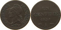 FRANCE CENTIME 1851 A SS 15,00 EUR  plus 5,99 EUR verzending