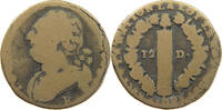 FRANCE 12 DENIERS Louis XVI (1774-1793) -