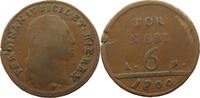 ITALY STATES NAPLES 6 TORNESI Ferdinando IV (I) di Borbone, 1759-1816 -