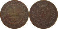 ITALY STATES SARDINIA CENTESIMO Carlo Felice 1821-1831 -