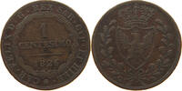 ITALY STATES SARDINIA CENTESIMO Carlo Felice 1821-1831 -
