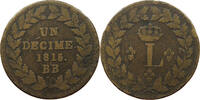 FRANCE DECIME LOUIS XVIII. (1814, 1815-1824) -