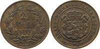 LUXEMBOURG 2 1/2 CENTIMES Adolph 1890 - 1905 -