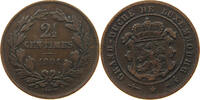 LUXEMBOURG 2 1/2 CENTIMES Adolph 1890 - 1905 -