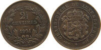 LUXEMBOURG 2 1/2 CENTIMES Adolph 1890 - 1905 -