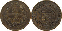 LUXEMBOURG 2 1/2 CENTIMES Adolph 1890 - 1905 -
