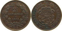 LUXEMBOURG 2 1/2 CENTIMES Adolph 1890 - 1905 -