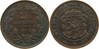 LUXEMBOURG 2 1/2 CENTIMES Adolph 1890 - 1905 -