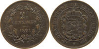 LUXEMBOURG 2 1/2 CENTIMES Adolph 1890 - 1905 -