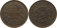 LUXEMBOURG 2 1/2 CENTIMES Adolph 1890 - 1905 -