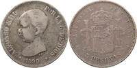 SPAIN 5 PESETAS Alfonso XIII. (1886–1941) -