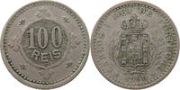 PORTUGAL 100 REIS CARLOS I. (1889-1908) -