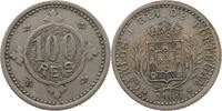 PORTUGAL 100 REIS CARLOS I. (1889-1908) -