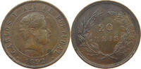 PORTUGAL 20 REIS CARLOS I. (1889-1908) -