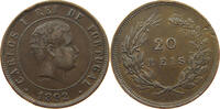 PORTUGAL 20 REIS CARLOS I. (1889-1908) -