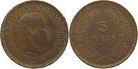 PORTUGAL 5 REIS CARLOS I. (1889-1908) -