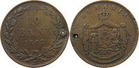 ROMANIA 10 BANI Carol I. 1866-1914 -