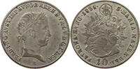 Haus Habsburg 10 Kreuzer 1838 B Ferdinand I. (1835-1848) VF
