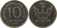 GEPLANTES KÖNIGREICH POLEN 10 FENIGOW Das geplante Königreich Polen 1914-1918. -