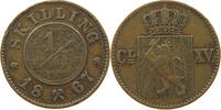 NORWAY 1/2 SKILLING Karl XV. (1859-1872) -