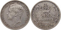 PORTUGAL 200 REIS Manuel II. (1908-1910) -