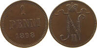 FINLAND PENNI Nikolaus II. (1894-1917) -