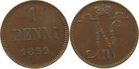 FINLAND PENNI Nikolaus II. (1894-1917) -