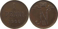 FINLAND PENNI Nikolaus II. (1894-1917) -