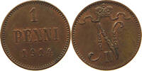 FINLAND PENNI Nikolaus II. (1894-1917) -