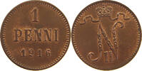 FINLAND PENNI Nikolaus II. (1894-1917) -