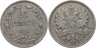 FINLAND 25 PENNIÄ Nikolaus II. (1894-1917) -