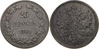 FINLAND 25 PENNIÄ Nikolaus II. (1894-1917) -
