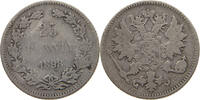 FINLAND 25 PENNIÄ Nikolaus II. (1894-1917) -