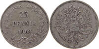 FINLAND 25 PENNIÄ Nikolaus II. (1894-1917) -
