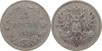 FINLAND 25 PENNIÄ Nikolaus II. (1894-1917) -