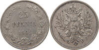 FINLAND 25 PENNIÄ Nikolaus II. (1894-1917) -