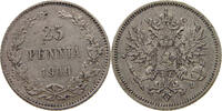 FINLAND 25 PENNIÄ Nikolaus II. (1894-1917) -