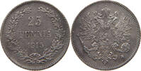 FINLAND 25 PENNIÄ Nikolaus II. (1894-1917) -