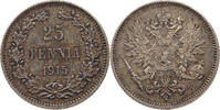 FINLAND 25 PENNIÄ Nikolaus II. (1894-1917) -