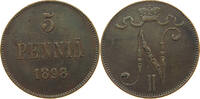 FINLAND 5 PENNIÄ Nikolaus II. (1894-1917) -