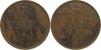 FINLAND 5 PENNIÄ Nikolaus II. (1894-1917) -