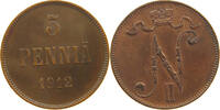 FINLAND 5 PENNIÄ Nikolaus II. (1894-1917) -
