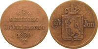 NORWAY 1/2 SKILLING Karl XIV. Johann (1818-1844) -