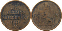 NORWAY 1/2 SKILLING Karl XIV. Johann (1818-1844) -
