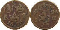 SWEDEN 1/6 ÖRE Karl XI. (1660-1697) -